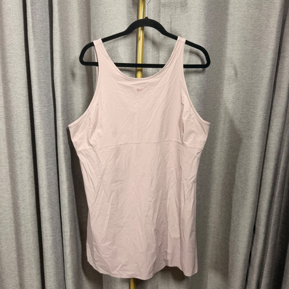 Nike Womens Dri-FIT Bliss Luxe Training Dress Pink Mauve XXL DV9459-272 NWT